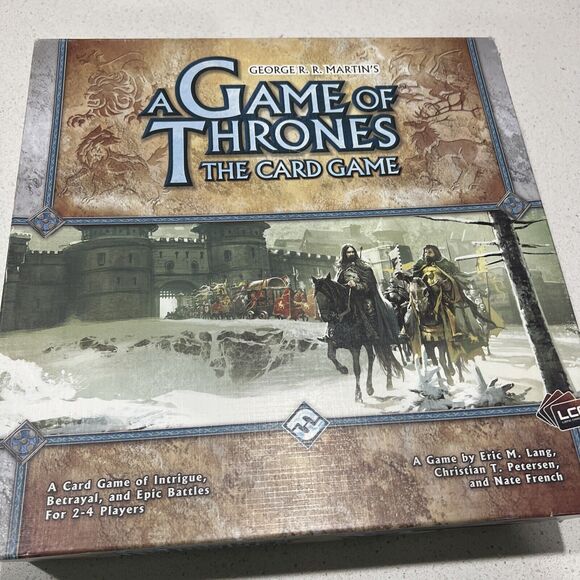 A Game of Thrones The Card Game George R. R. Martin 2008 LCG Fantasy Flight - Picture 1 of 7